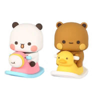 Figura De Peluche Kawaii Bubu Dudu Oso Panda Colección De Miniaturas Animales Juguete Decoración Para El Hogar Regalo Para Niños Y Adultos - details 1