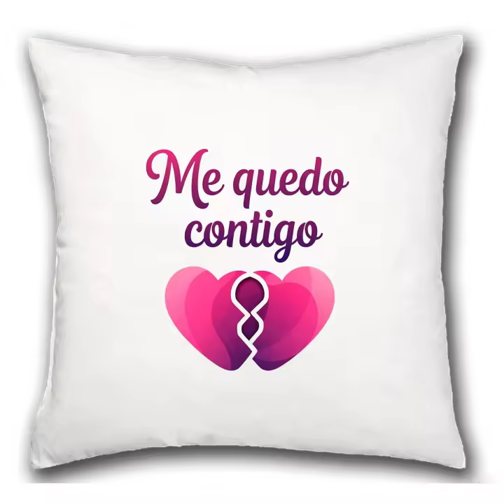 MERCHANDMANIA Cojín frase motivadora aniversario novios amor te quiero hogar comodo cussion - 1