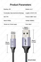 Cable JEYI USB a a Tipo C 60W Carga Rápida 10Gbps Cordón De Datos USB-C Para Samsung Xiaomi HTC Redmi Huawei Teléfono Móvil - details 9