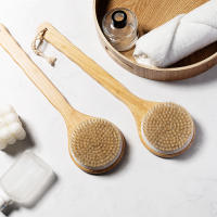 Cepillo De Cuerpo Para Ducha Con Mango Largo Y Lanyard Cepillo De Baño Suave Para Hombre Y Mujer Limpieza Personal Ecologico - details 3