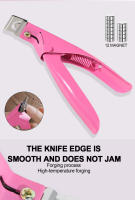 Cortauñas Acrílicas Con Tijeras De Acero Inoxidable Kit De Corte Recto Con 12 Magnets Herramientas De Manicura Para Uñas Falsas Y Dedos - details 1