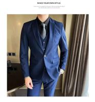 Traje De Novio Para Hombre S-9XL Moda Negocios Profesional Traje Formal Coreano Conjunto De Chaqueta Chaleco Y Pantalones Para Banquete - details 17