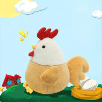Muñeca De Peluche De Pollo Suave Y Cómoda Juguetes Reales Para Niños Regalo De Almohada Muñeca De Hen Pillow Para Dormir - details 0