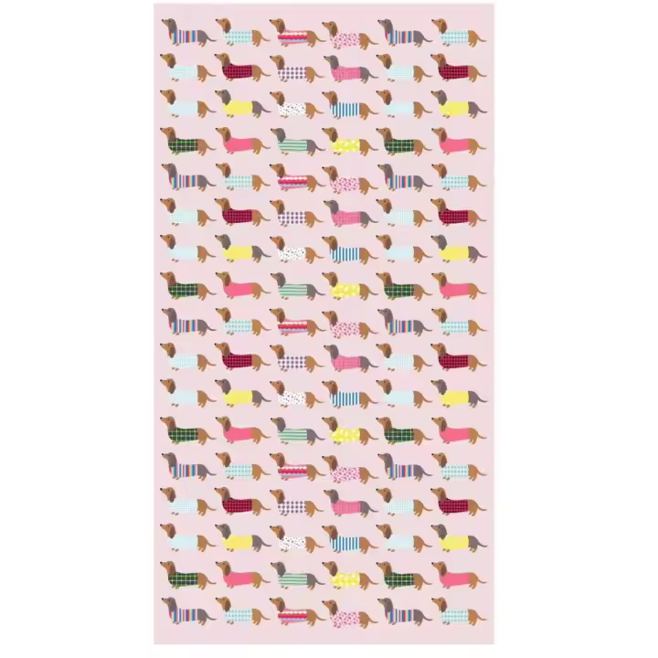 J.S ONDO Toalla de baño , Toalla de Playa, ESTAMPADO  Perro salchichas Toalla Microfibra Prevención de Arena, Toallas de Playa Ligera y de Secado Rápido, Aplicable a Playa, Viajes, Sauna, Gimnasio 90*170cm - 1