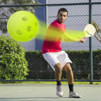 Bolas De Padel Para Entrenamiento Y Práctica De Indoor Pickleball Con Agujeros 26 Huecos Bola Deportiva De Plástico Hollow Para Juego Y Aire - details 7