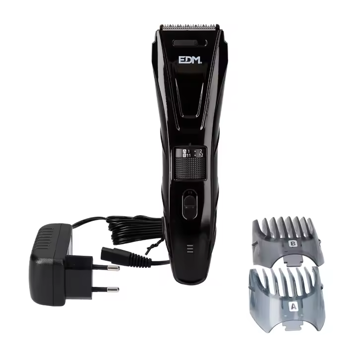 maquina corta cabellos recargable 10w edm - 1