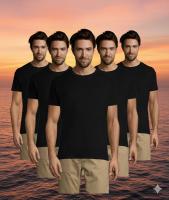 Conjunto de 10 camisetas básicas elegantes y cómodas - UNISEX - Marnaula - details 7