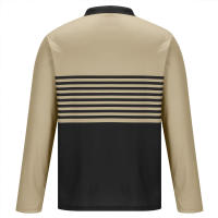 Camisa De Golf Para Hombre Polo Casual Estilo Clásico Manga Larga Moda Sólida Con Botones Adecuada Para Primavera Y Otoño Talla Regular - details 5