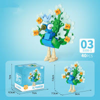 Bloques De Construcción De Animales Del Mundo Insecto Scorpion Mantis Hormiga Araña Pájaro Marino Regalo Para Niños Adornos De Escritorio Bloques Pequeños Compatible Con Lego ABS Sin Batería - details 46