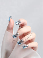 Parches De Uñas Con Patrón De Diamantes Bloque Material Plástico Decoraciones Para Enhanceamiento De Uñas Y Sequinias - details 14