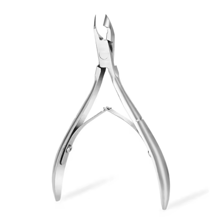 Cortador de cuticulares Profesional de Maple inoxidable, herramienta de manicura con Doble Resort, ideal para manicura y pedicura (Plisado). - 1