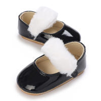 Zapatos De Princesa Para Bebé Niña En Lace Blanca Mocasines Con Lazo Y Borde Antideslizante De Goma Primera Calzado Para Caminar - details 181