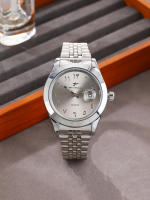 Reloj De Pulsera De Lujo Clásico Para Hombres Con Fecha Y Correa De Acero Inoxidable Deportivo Y Casual Con Marcas Arábigas Resistente Al Agua - details 18