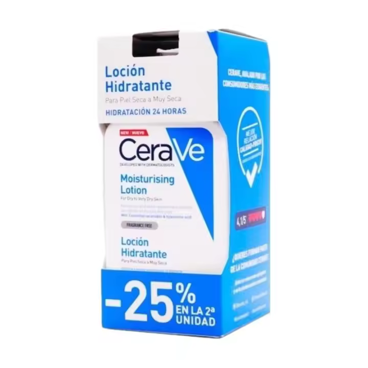 CERAVE DUPLO LOCION HIDRATANTE PIEL SECA A MUY SECA 473 ML - 1