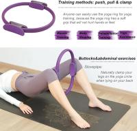 Anillo De Resistencia Para Yoga Y Pilates Antideslizante Equipo De Fitness Para El Entrenamiento De Los Musculos Pélvicos Anillo De Forma Adecuado Para Cintura Piernas Y Glúteos - details 1