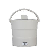 Mini Olla Eléctrica Plegable 220V Multifuncional Para Cocinar Y Almorzar En Dormitorio Olla Para Noodles Y Vaporizador Para Viajes - details 18