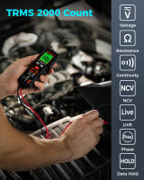 MT01 Mini Multímetro Inteligente Digital AC DC NCV Prueba De Voltaje Y Ohmímetro Rango Automático 600V Para Electricistas - details 1