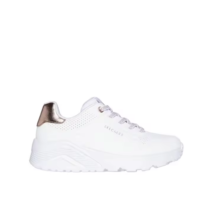 Skechers Uno Lite Zapatillas para niña blancas en sintético 84205 - 1