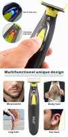 Afeitadora Eléctrica Para Hombres Profesional Recargable USB Trimmer De Barba Y Cuerpo Máquina De Afeitar El Rostro Con Dispositivo De Afeitar El Cabello - details 3
