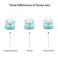 Interruptores De Teclado Mécanico Outemu Ocean Silent Linear Clicky 3Pin 45g 55g RGB SMD Para Gaming Interfaz USB 104 Teclas - details 4