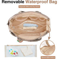 Bolso de mano, bolso de biberones, bolso plegable de gran capacidad, Bolso multiusos para pañales. - details 4