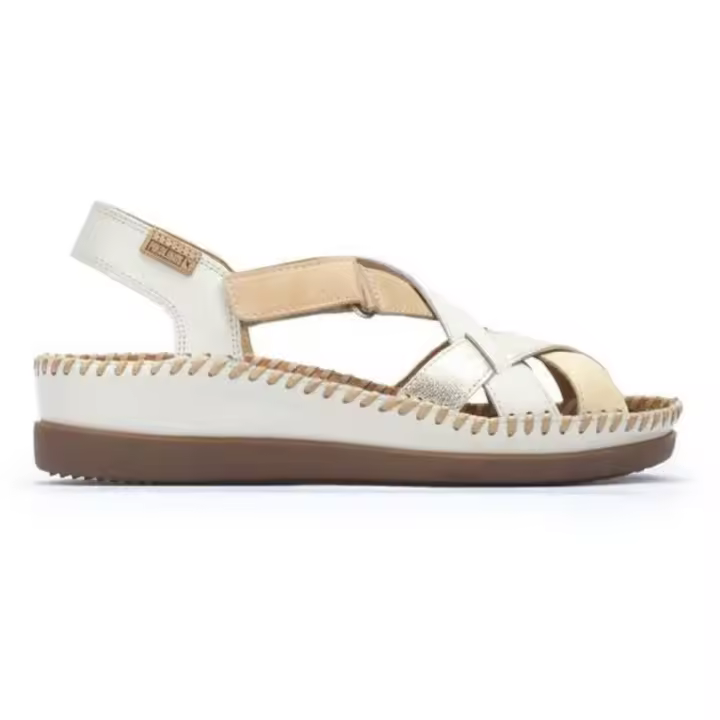 Shoes Sandalias Mujer marca Pikolinos modelo W8K-0741C2 para mujer en color marfil - 1