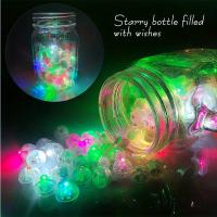 50pcs Luces LED Mini Para Globos Redondos Lámpara Decorativa De Fiesta Para Luces De Papel Colores Multicuadros Para Festivales Y Cumpleaños - details 3