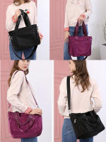 Bolso Grande Para Mujer Estilo Sencillo Y Elegante De Nailon Ligero Y Versátil Bolso De Hombro Único Bolso Casual De Mano - details 18