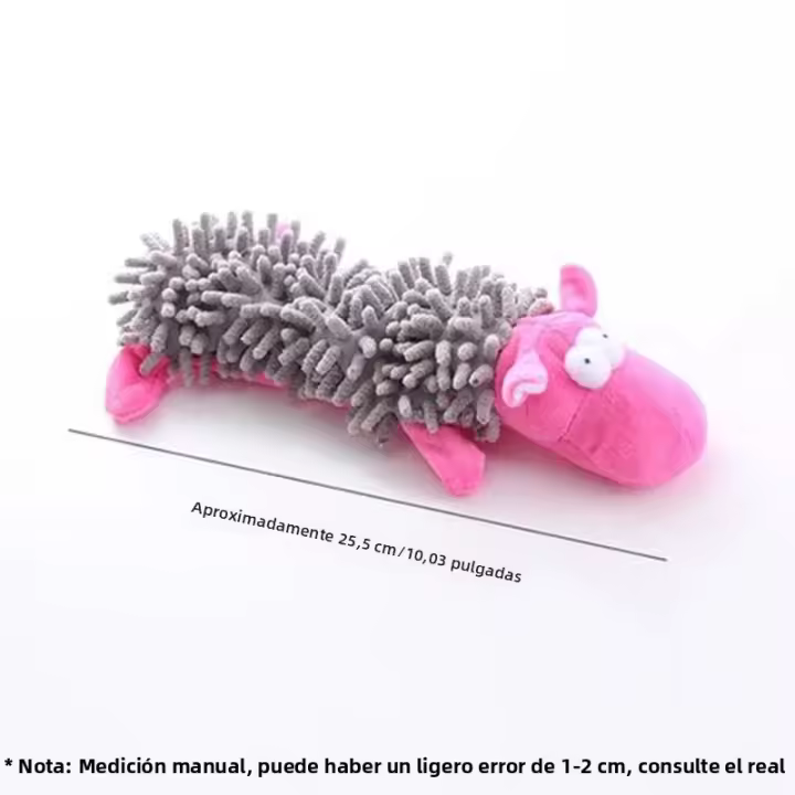 Juguete De Peluche Para Perros Con Sonidos De Mordida Y Chasqueo Peluche De Rana Y Elefante Para Masticar Y Divertirse - 1