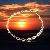 NOVEDAD Pulsera Rayos Italiana 288/032 18 cm Oro 18 Kilates con Certificado de Calidad - details 2
