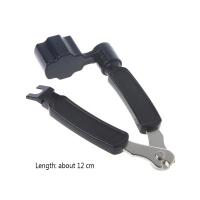 Herramienta De Reparación De Guitarra 3 En 1 Negro Afinador De Cuerdas Cortador De Cuerdas Y Retirador De Pines Del Puente - details 9