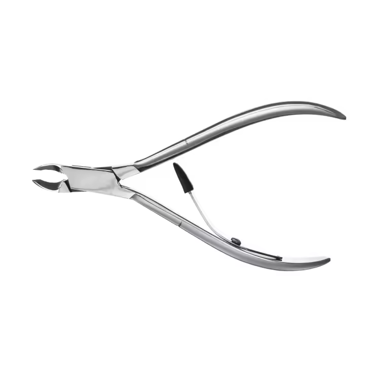 ALICATE CORTA PIELES 10 CMS.BOCA 2MM ENCAJADA (marca: Pollié) - 1