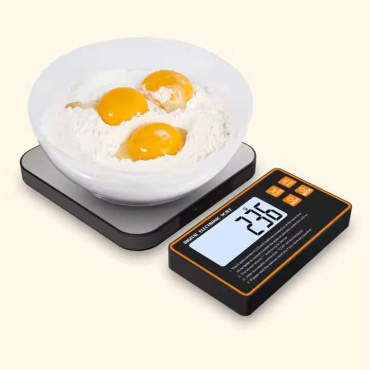Báscula De Cocina Inalámbrica Con Pantalla Remota De Acero Inoxidable Escala Digital Magnética Para Preparación De Comidas 15KG - 1
