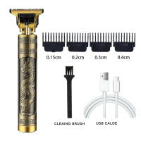 BIT Cortapelos eléctrico profesional para hombres, recortador de pelo de barba con cuchilla en T, cortapelos inalámbrico y recargable - details 0