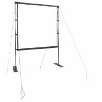 vidaXL Pantalla de proyección con soportes en dimensiones 108'' (16:9)/90'' (16:9)/89'' (1:1) y más | práctico organizador multiusos diseño compacto funcional - details 2