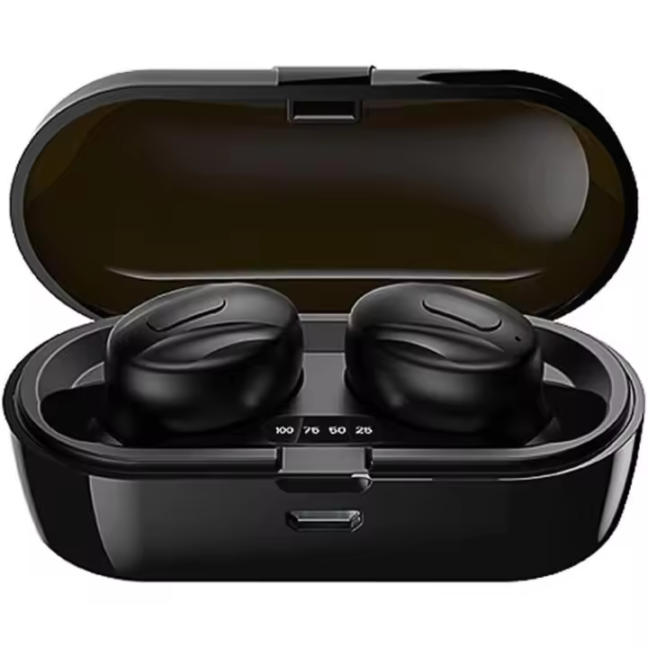 Auriculares inalámbricos,  BT 5.0  Micrófono Incorporado con Caja de Carga de 350mAh (XG-13) - 1