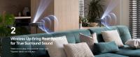 Barra de sonido ULTIMEA Nova S90 Dolby Atmos con subwoofer inalámbrico 8", 7.1.4 canales, Máxima 740W, Bluetooth 5.3, HDMI, óptico, AUX, montaje en pared, tecnología ASL 360° para sonido envolvente, altavoces traseros inalámbricos, compatible con TV y PC - details 9
