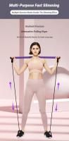 Barra De Yoga Pilates Portátil Con Bandas De Resistencia Ejercicio De Tensión De Cuerpo Para Musculación Y Estiramiento Fitness - details 4