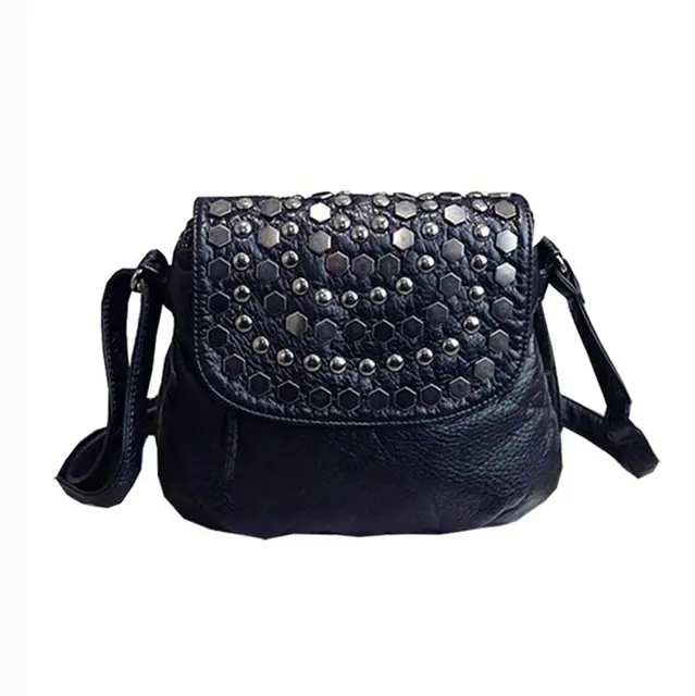 Bolso de mano pequeño de cuero para Fiesta, Bandolera de Noche - 1