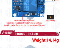 Módulo De Protección Automática Para Batería DC 12V Switch De Corte Al Voltaje Bajo Controlador De Carga Regulador De Voltaje Tipo SMD - details 3
