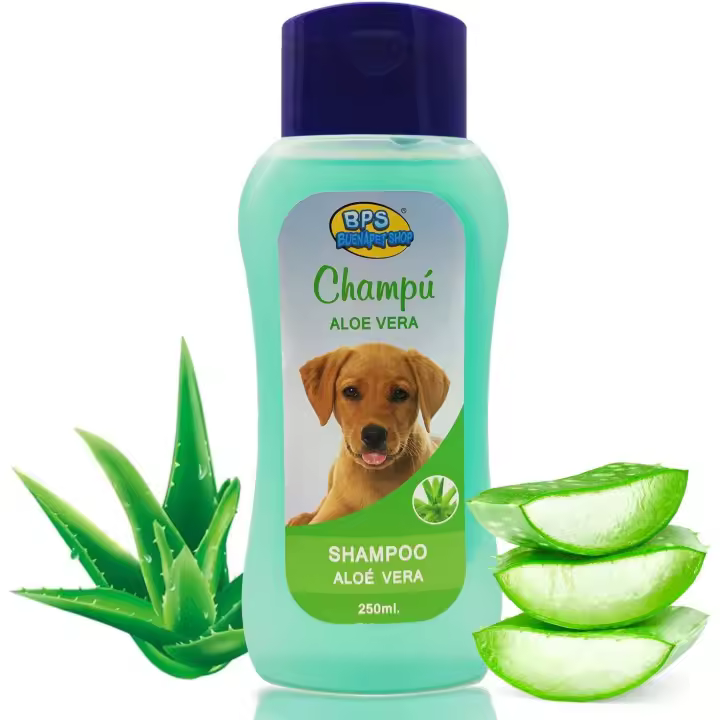 STARLEY-Champú Aloe Vera para Perro 250ml Shampoo Animales Domésticos Seguro y Natural Diseño para Todo Tipo de Razas - 1