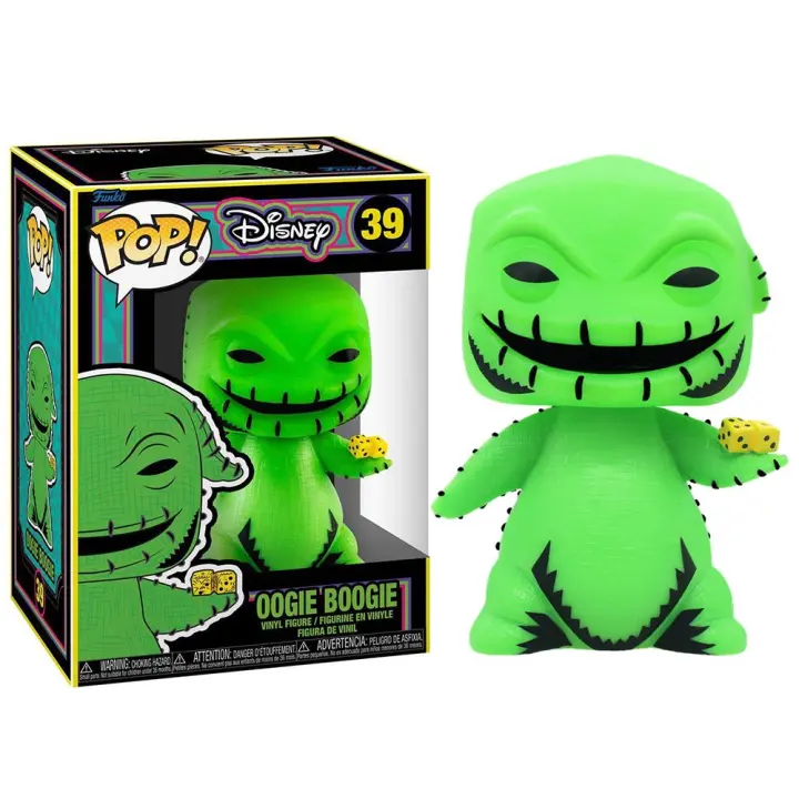Funko Pop! Pesadilla Antes de Navidad - Oogie Boogie (Black Light), 63962, Nº39 - 1