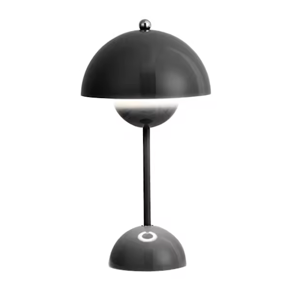Lámpara de Mesa, lámpara de Mesa Bud, Luz decorativa de Ambiente, lámpara Bud, lámpara de noche en Forma De Seta (recargable) 1800 mAh - 1
