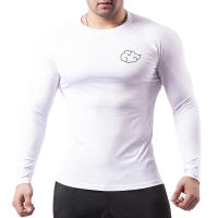 Camiseta De Compresión Para Imprimir Nube Para Hombres Camisetas De Entrenamiento En El Gimnasio Running Deportes Secado Rápido Tops Activos - details 11