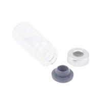 10 Pack De Vialones De Vidrio Transparente De 5/10/20ml Con Puerto De Inyección Auto Curable Para Educación - details 5