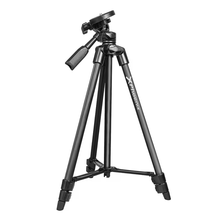 Phoenix Technologies Trípode para Cámara de Fotos Profesional con Estabilidad de 120 Cm y Accesorio para Smartphone - 1