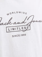 Jack & Jones Hombre Pack 2 Camisetas de Algodón, Mod JWHFERRIS TEE SS CREW NECK Logo estampado REF 287695 - details 8