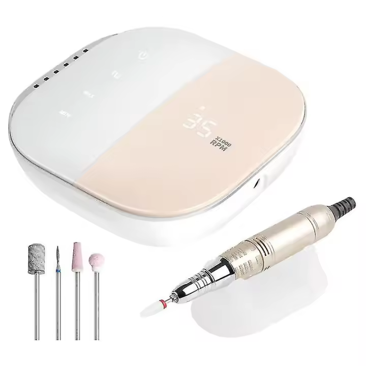 Lijadora Eléctrica de Uñas Hd Pantalla Máquina de Manicura Para Uñas Profesional - 1