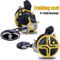Carrete De Pesca En El Agua Salada Sougayilang Carrete De Arroqueo Con Carril Para Barco Oceánico Carrete De Pesca Redonda Para Baitcasting Pesca En Oceano - details 11