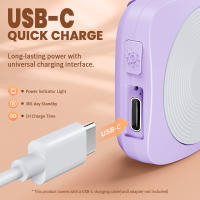 Alarma De Defensa Personal Elecpow 130dB Con Llavero Y 4 Modos De Luz LED Recargable Por Tipo-C Para Mujeres - details 6